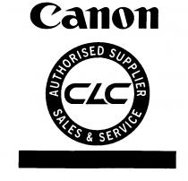 Canon AUTHORISED SUPPLIER CLC SALES & SERVICE