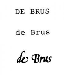 DE BRUS