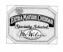 St. Ivel EXTRA MATURE CHEDDAR Specially Selected BY Mr Wilson HEAD GRADER