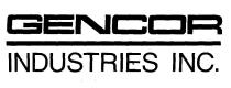 GENCOR INDUSTRIES INC.