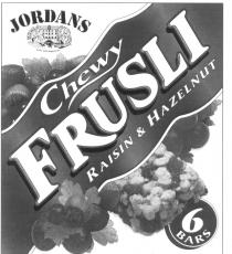 JORDANS Chewy FRUSLI RAISIN & HAZELNUT