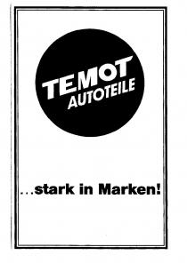 TEMOT AUTOTEILE ...stark in Marken !