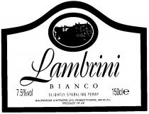 Lambrini BIANCO 7.5%vol SLIGHTLY SPARKLING PERRY 150cl e HALEWOOD VINTNERS LTD, ROBERTTOWN, WF15 7LL PRODUCE OF UK