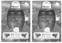 Haze BURNS FOR 30 HOURS MOODS Fruit Sorbet REFILLABLE FRAGRANCED CANDLE