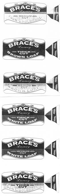 PREMIUM QUALITY BRACE'S Luxury MEDIUM CUT WHITE LOAF