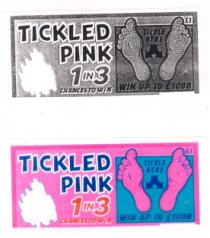 TICKLED PINK 1IN3 CHANCES TO WIN TICKLE HERE WIN UP TO £1000