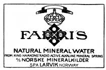 FARRIS NATURAL MINERAL WATER