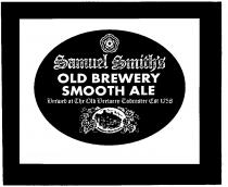 Samuel Smith's OLD BREWERY SMOOTH ALE Brewed at The Old Brewery Tadcaster Est 1758