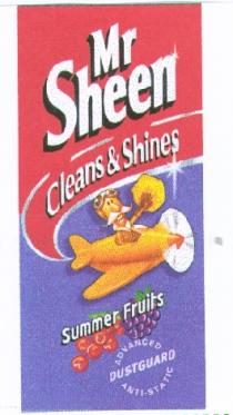 Mr Sheen Cleans & Shines Summer Fruits ADVANCED DUSTGUARD ANTI-STATIC