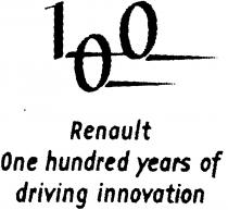 100 Renault One hundred years of driving innovation