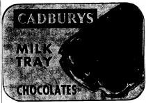 CADBURYS MILK TRAY CHOCOLATES