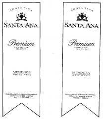 AGENTINA SANTA ANA Premium VARIETAL BLEND MENDOZA WHITE WINE