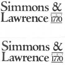 Simmons & Lawrence E·S·T 1770