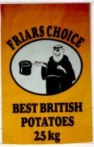 FRIARS CHOICE BEST BRITISH POTATOES 25 kg