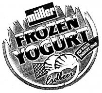 müller FROZEN YOGURT DER KALTE JOGHURT SPASS Erdbeer