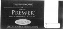 GRAHAM & BROWN SUPERIOR PREMIER VINYL WALLCOVERING AND BORDERS EASY TO HANG EXTRA THICK EXTRA WASHABLE PEEABLE DURABLE TM TRADE MARK FOR GRAHAM & BROWN