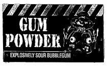 GUM POWDER EXPLOSIVELY SOUR BUBBLEGUM