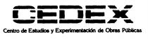 CEDEX Centro de Estudios y Experimentación de Obras Públicas