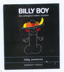 BILLY BOY Das audegend andere Condom farbig, aromatisiert ENERGY-DRINK