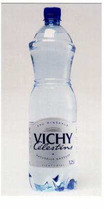 VICHY Célestins EAU MINÉRALE NATURELLE GAZEUSE VICHY.ETAT 1,25l