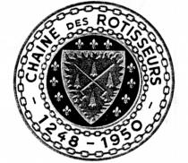 CHAINE DES ROTISSEURS 1248-1950