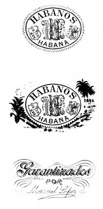 HABANOS. HABANA. Garantizados Por Manuel Lopez.