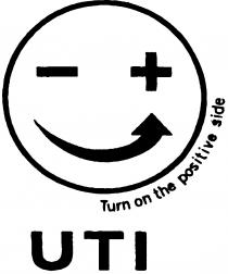 - + Turn on the positive side UTI