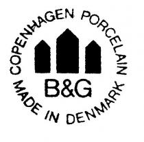 B&G COPENHAGEN PORCELAIN MADE IN DENMARK