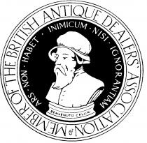 MEMBER OF THE BRITISH ANTIQUE DEALERS' ASSOCIATION ARS NON HABET INIMICUM NISI IGNORANTIAM BENVENUTO CELUNI