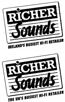 RICHER Sounds IRELAND'S BUSIEST HI-FI RETAILER