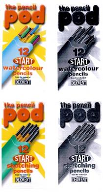 the pencil pod 12 START watercolour pencils from the makers of DERWENT