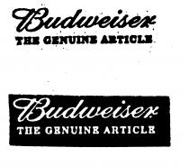 Budweiser THE GENUINE ARTICLE