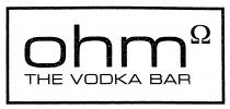 ohm THE VODKA BAR