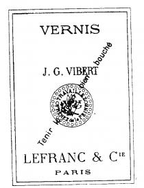 VERNIS J.G. VIBERT