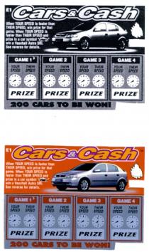 £1 Cars&Cash 200 CARS TO BE WON!