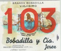 103 BRANDY BOBADILLA VIEJISIMO Bobadilla y Cia Jerez