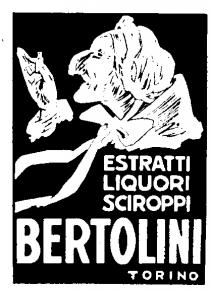 ESTRATTI LIQUORI SCIROPPI BERTOLINI TORINO