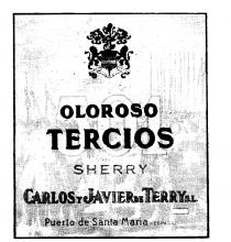 OLOROSO TERCIOS SHERRY CARLOS Y JAVIER DE TERRY S.L.