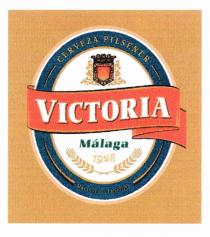 VICTORIA CERVEZA PILSENER Malaga 1928