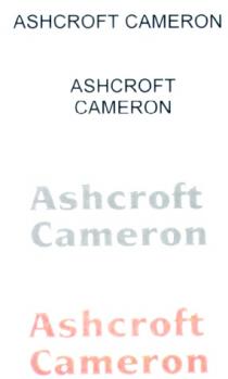 ASHCROFT CAMERON