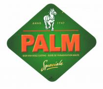 PALM ANNO 1747 BIER VAN HOGE GISTING BIERE DE FERMENTATION HAUTE Speciale