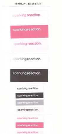 sparking reaction