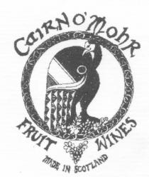 CaIRN O'MohR FRUIT WINES MADE IN SCOTLAND