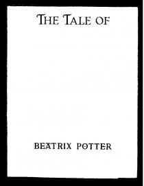 THE TALE OF BEATRIX POTTER