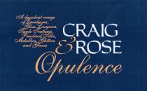 A decadent range of Emulsions, Gloss Lacquers, Suede Textures, Pearlised Silks, Metallics, Glitters and Glazes CRAIG & ROSE Opulence