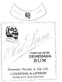 OLD SAM FINEST VATTED DEMERARA RUM.