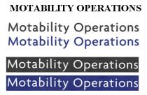 MOTABILITY OPERATIONS