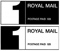 1 ROYAL MAIL POSTAGE PAID GB