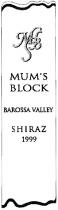 MBS MUM'S BLOCK BAROSSA VALLEY SHIRAZ 1999