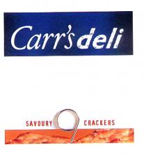 Carr's deli SAVOURY CRACKERS